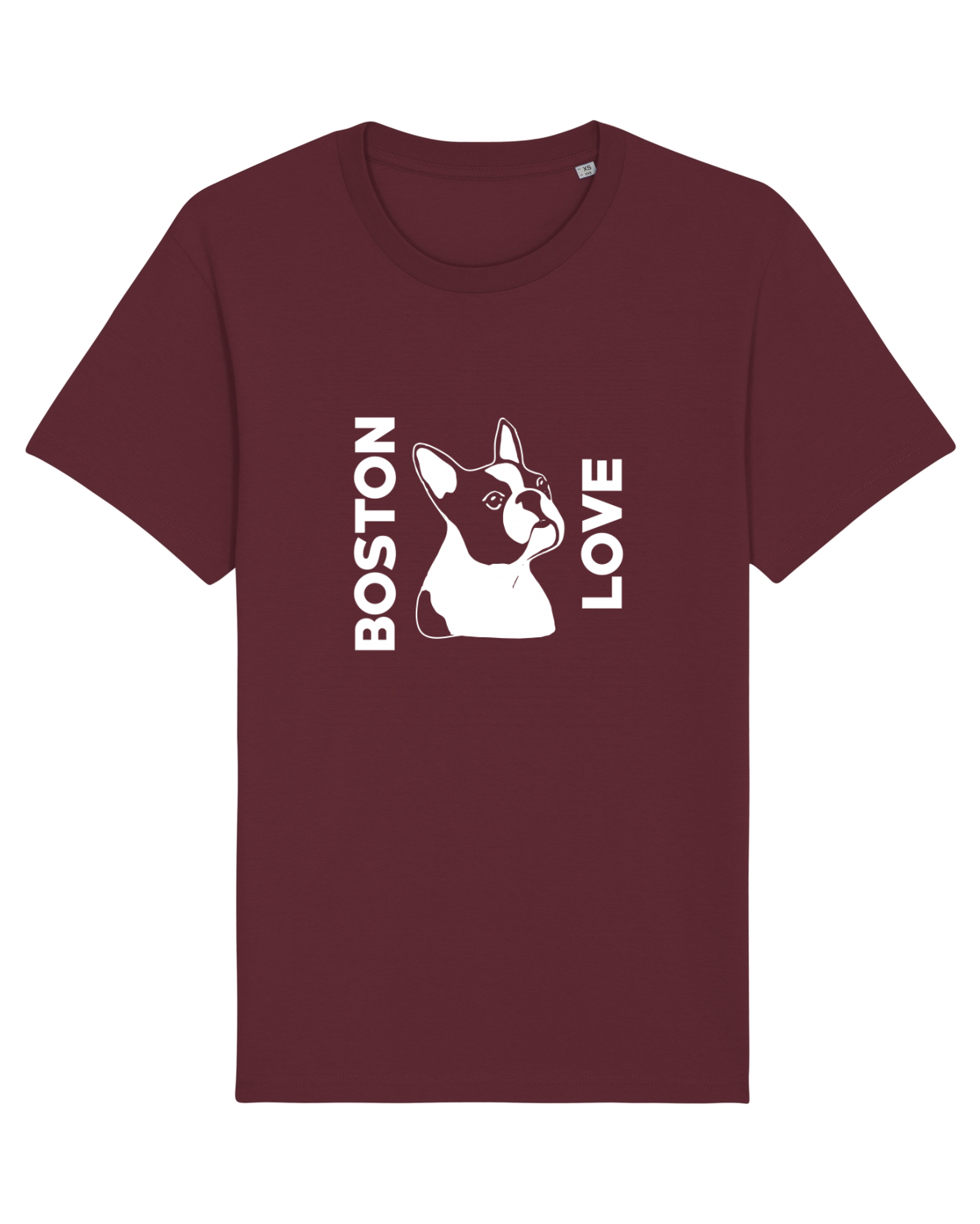 Tricou mânecă scurtă Unisex Rocker Burgundy