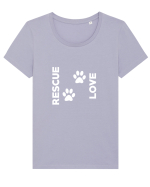 RESCUE PETS Tricou mânecă scurtă guler larg fitted Damă Expresser
