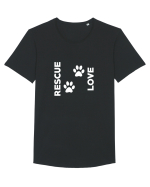 RESCUE PETS Tricou mânecă scurtă guler larg Bărbat Skater