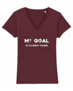 GOAL Tricou mânecă scurtă guler V Damă Evoker