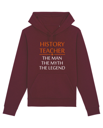 HISTORY TEACHER Burgundy