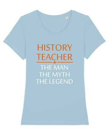 HISTORY TEACHER Sky Blue