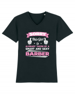 BARBER Tricou mânecă scurtă guler V Bărbat Presenter