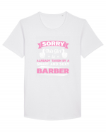 BARBER Tricou mânecă scurtă guler larg Bărbat Skater