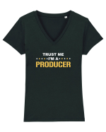 PRODUCER Tricou mânecă scurtă guler V Damă Evoker