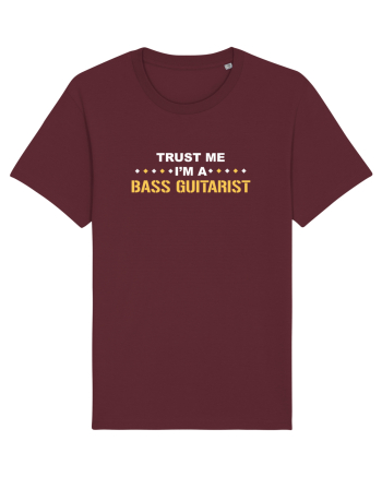 BASS GUITARIST Burgundy