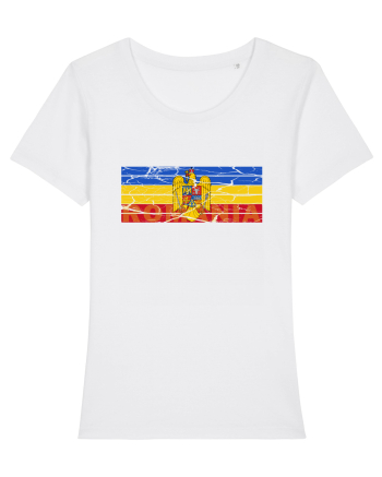 Tricolor Stema Romaniei White