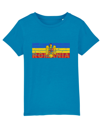 Tricolor Stema Romaniei Azur