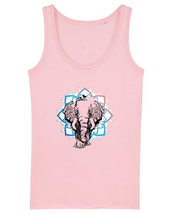 Yoga Lotus Natură cu Păsări Cotton Pink