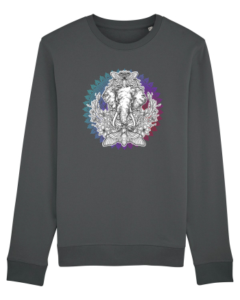 Yoga Mandala Elefant Anthracite