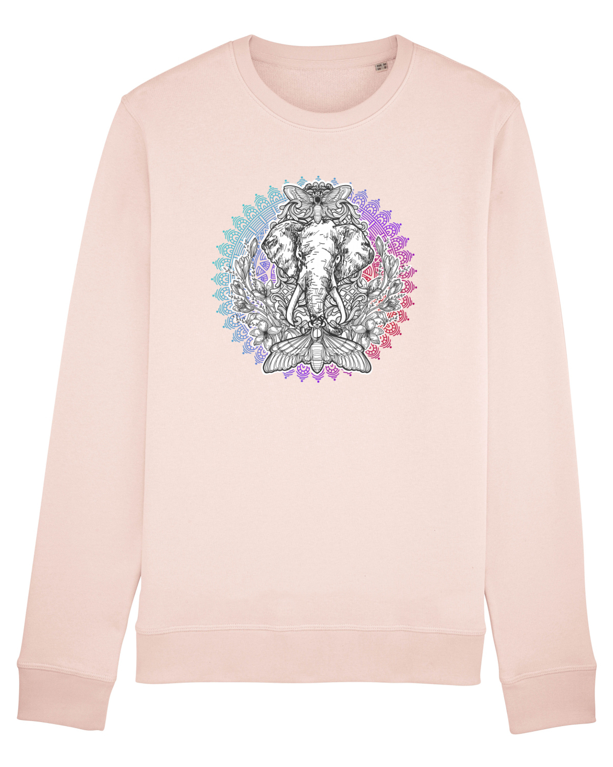 Bluză mânecă lungă Unisex Rise Candy Pink