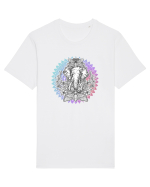Yoga Mandala Elefant Tricou mânecă scurtă Unisex Rocker