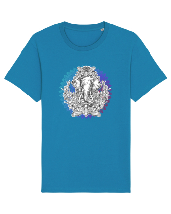 Yoga Mandala Elefant Azur