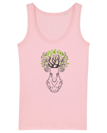 Cerb Verde Abstract Cotton Pink