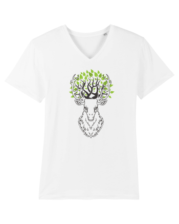 Cerb Verde Abstract White