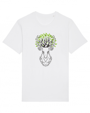 Cerb Verde Abstract White
