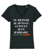 Spala-te pe dinti regulat! Tricou mânecă scurtă guler V Damă Evoker