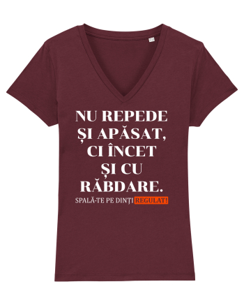 Spala-te pe dinti regulat! Burgundy