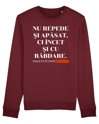 Spala-te pe dinti regulat! Burgundy