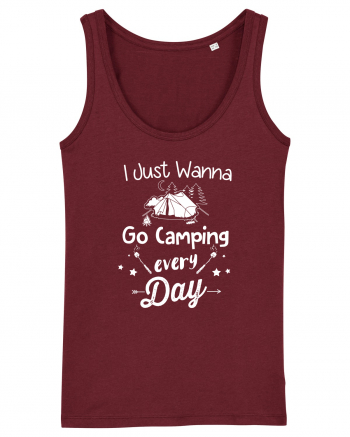 Camping every day Burgundy