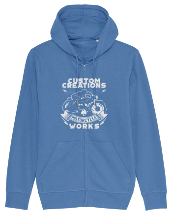 Motorcycle Custom Bright Blue