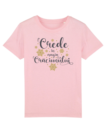 Crede in magia Craciunului Cotton Pink
