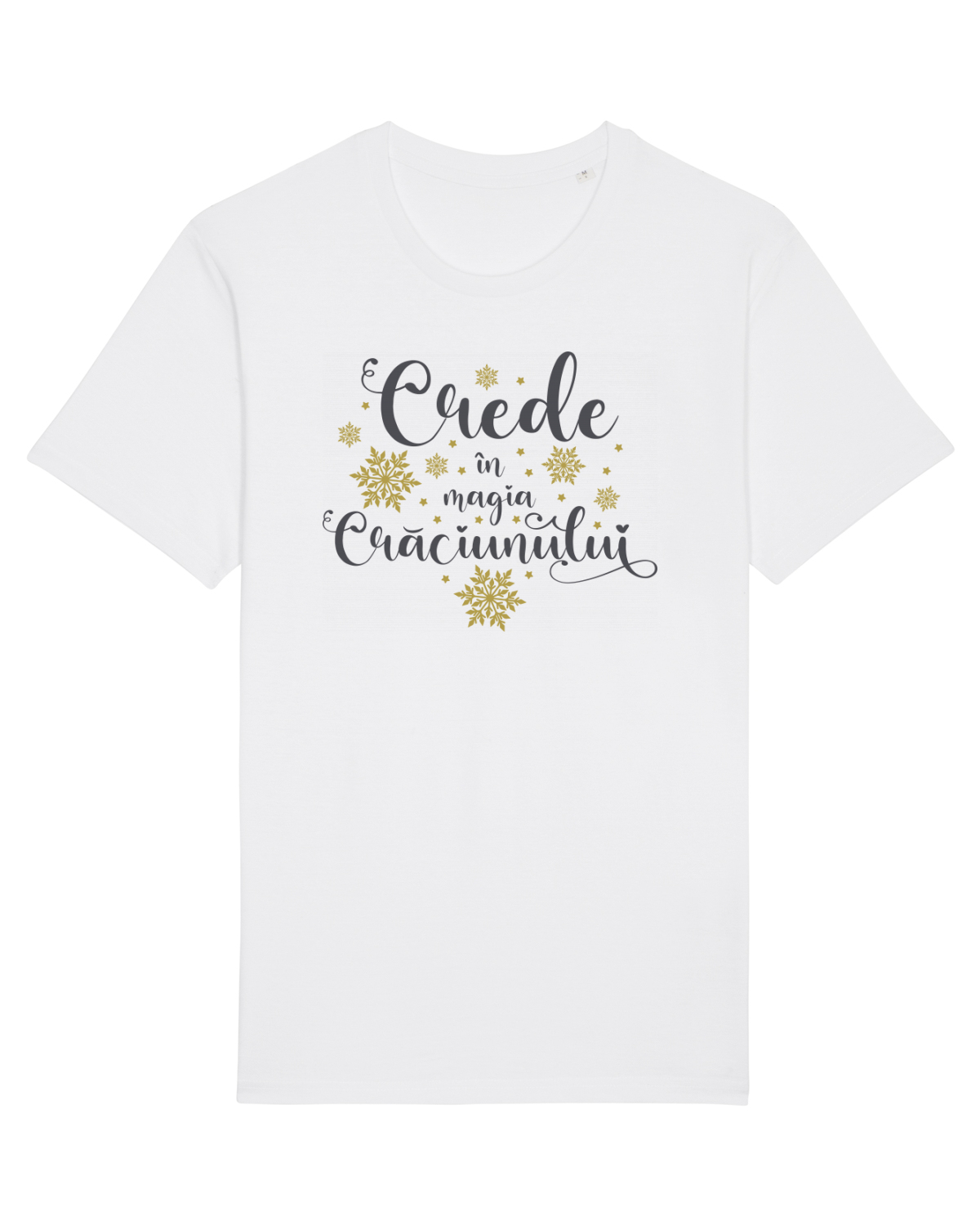 Tricou mânecă scurtă Unisex Rocker White