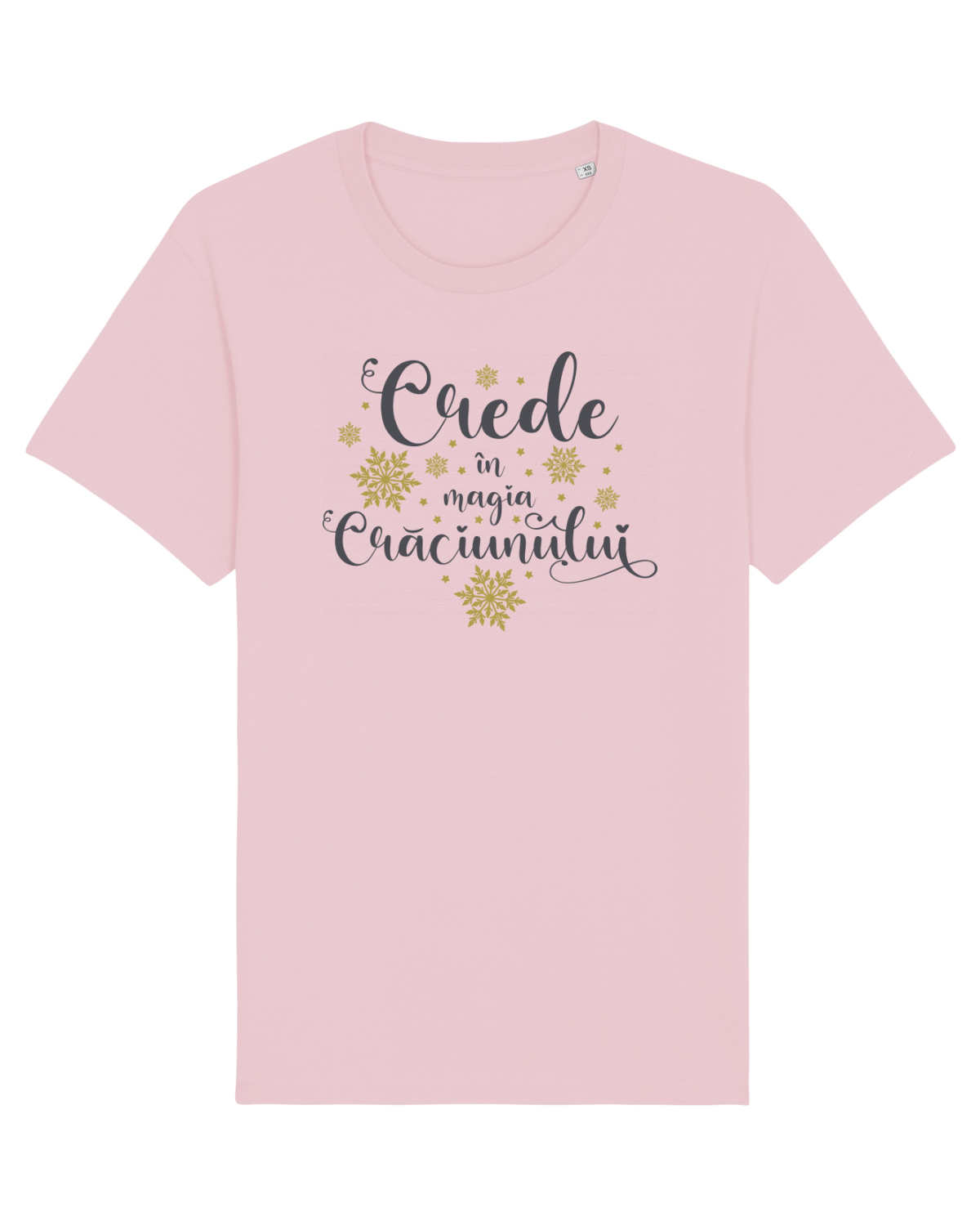 Tricou mânecă scurtă Unisex Rocker Cotton Pink