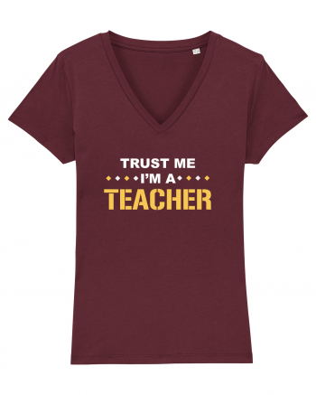 TEACHER Burgundy