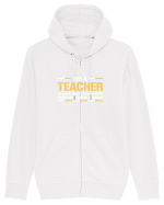 TEACHER Hanorac cu fermoar Unisex Connector