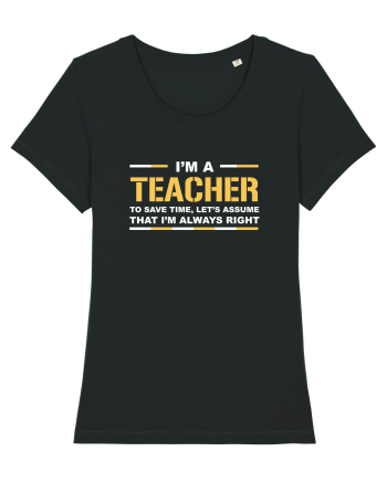 TEACHER Black
