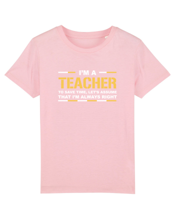 TEACHER Cotton Pink
