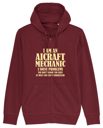 AIRCRAFT MECHANIC Burgundy