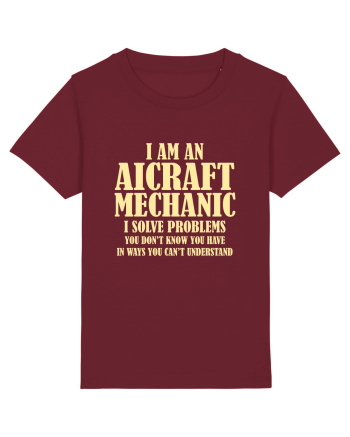 AIRCRAFT MECHANIC Burgundy