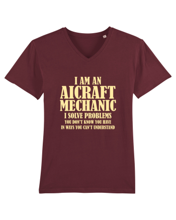 AIRCRAFT MECHANIC Burgundy