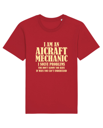 AIRCRAFT MECHANIC Red