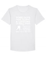 HOCKEY PLAYER Tricou mânecă scurtă guler larg Bărbat Skater