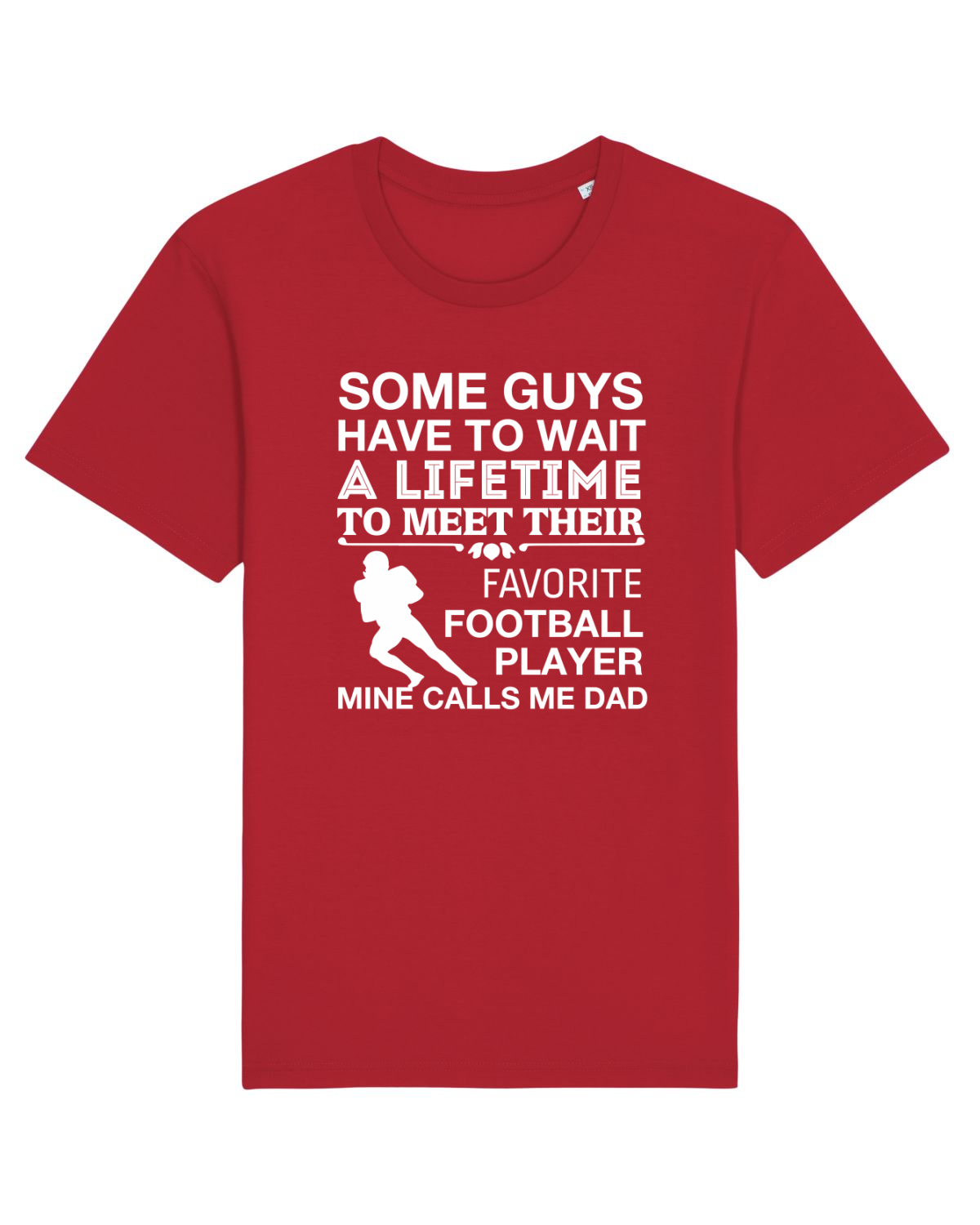 Tricou mânecă scurtă Unisex Rocker Red