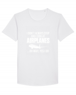 AIRPLANES Tricou mânecă scurtă guler larg Bărbat Skater