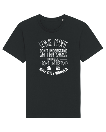 HELP ANIMALS Black