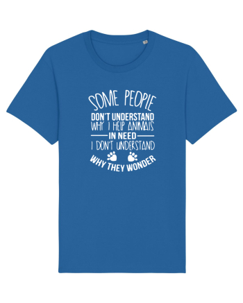HELP ANIMALS Royal Blue