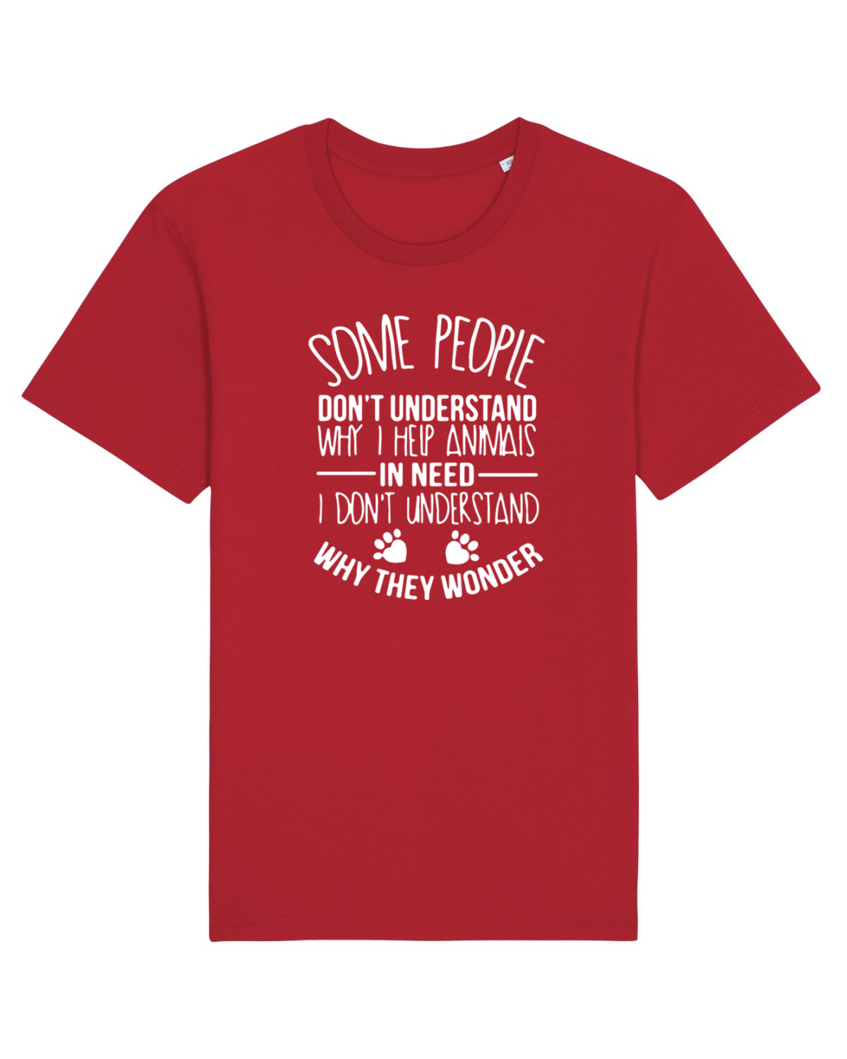 Tricou mânecă scurtă Unisex Rocker Red