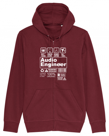 AUDIO ENGINEER Burgundy