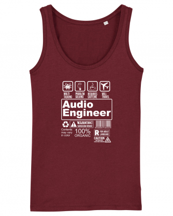 AUDIO ENGINEER Burgundy