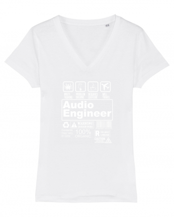 AUDIO ENGINEER White