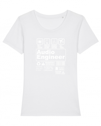 AUDIO ENGINEER White