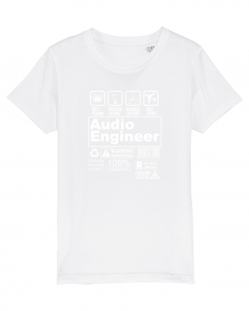 AUDIO ENGINEER White