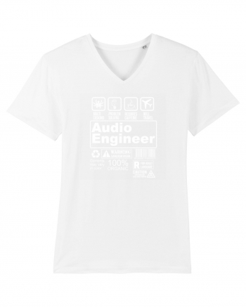 AUDIO ENGINEER White