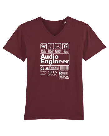 AUDIO ENGINEER Burgundy