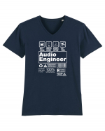 AUDIO ENGINEER Tricou mânecă scurtă guler V Bărbat Presenter